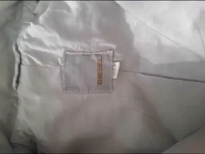 Trench coat beige Diesel para mujer - miniatura 3