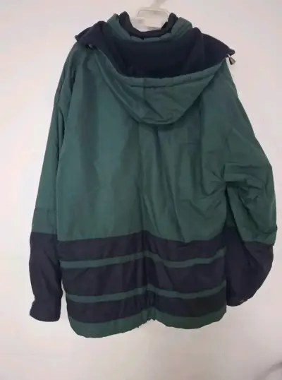 Chaqueta impermeable verde Nautica con capucha - miniatura 2