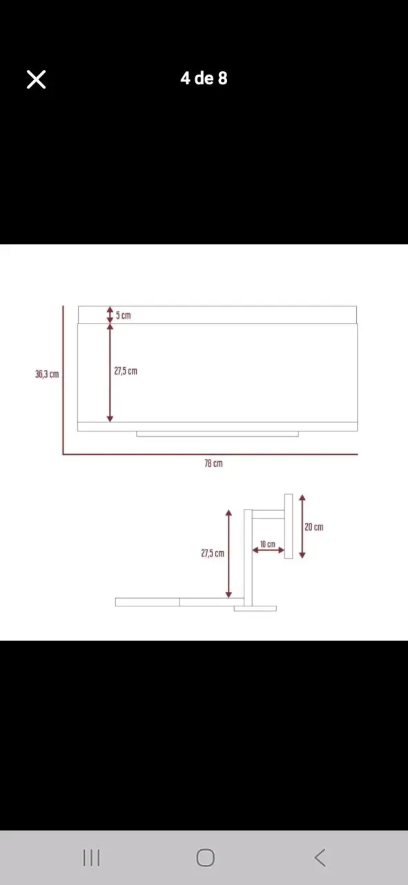 Escritorio para balcón de madera - 3