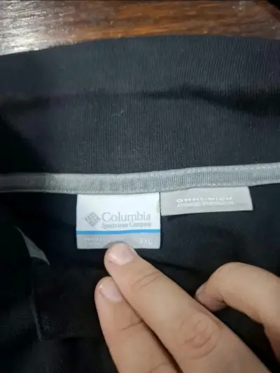 Polera Polo Negra Columbia Omni-Wick Talla XXL - miniatura 3