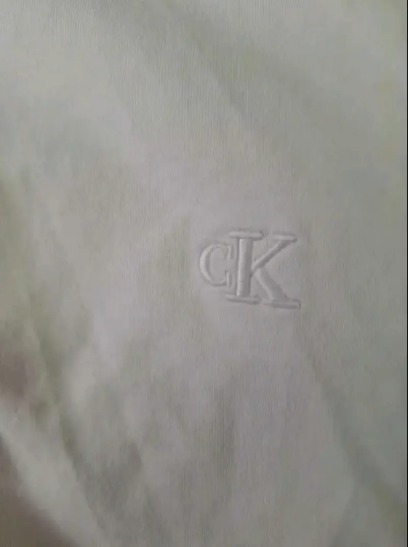 Polera Polo Beige Calvin Klein Talla L - 4