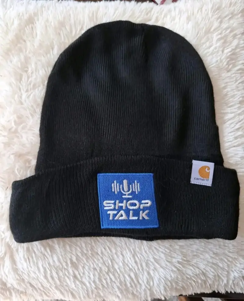 Gorro de lana negro Carhartt Shop Talk