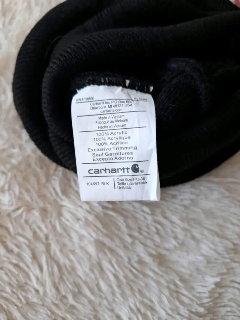 Gorro de lana negro Carhartt Shop Talk - 3