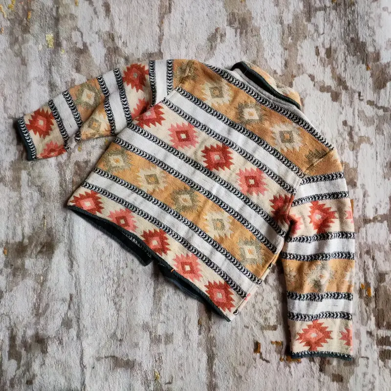 Chaqueta delgada con diseño étnico - 2