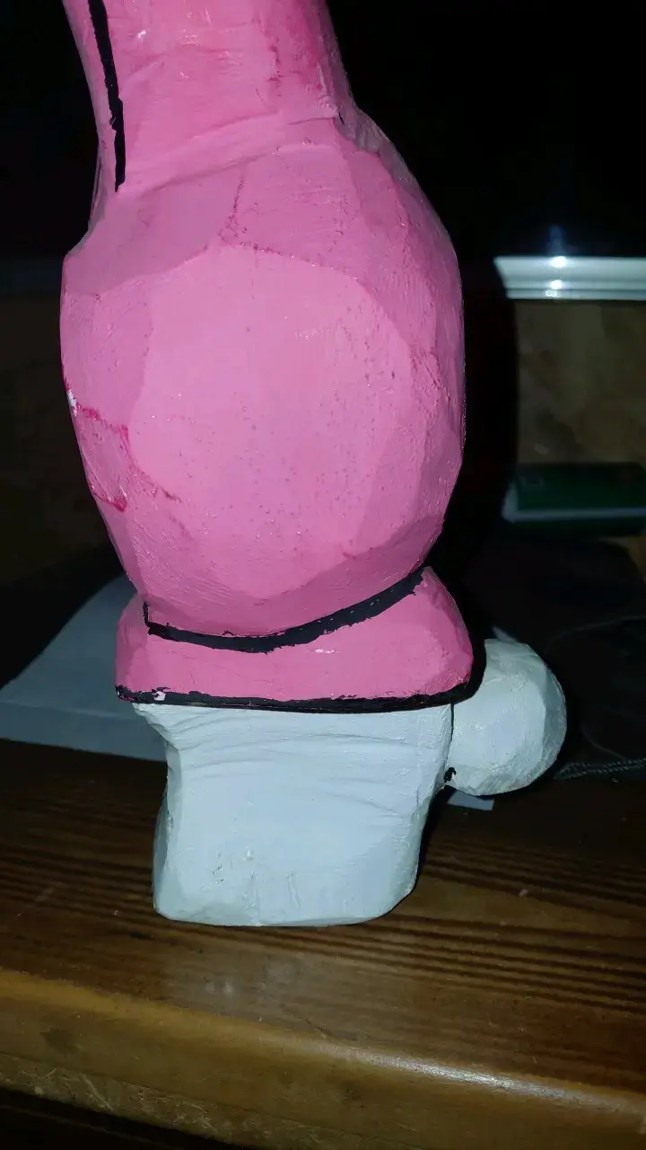 Figura decorativa de My Melody en madera - 2