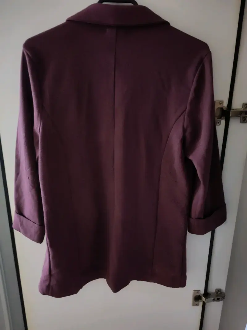 Blazer de mujer colores burdeos elegante - 2
