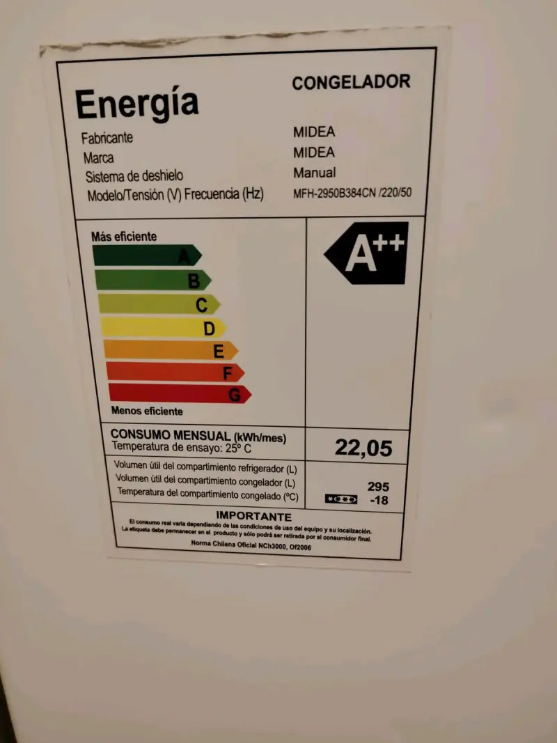 Congelador Dual horizontal Midea 290L eficiente - 2