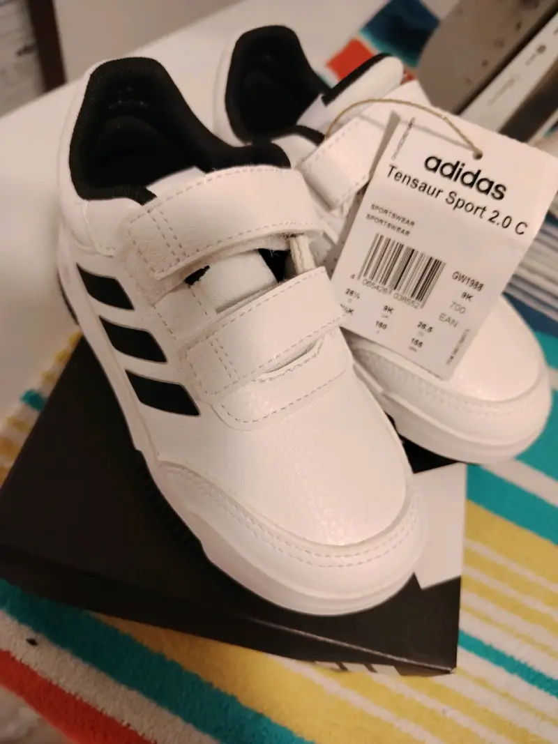 Zapatillas deportivas blancas Adidas Tensaur Sport 2.0 C - 1