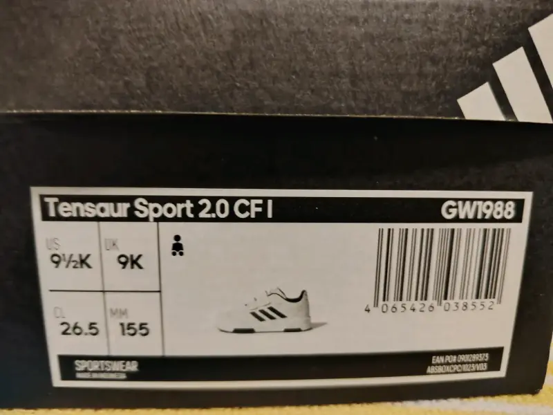 Zapatillas deportivas blancas Adidas Tensaur Sport 2.0 C - 3