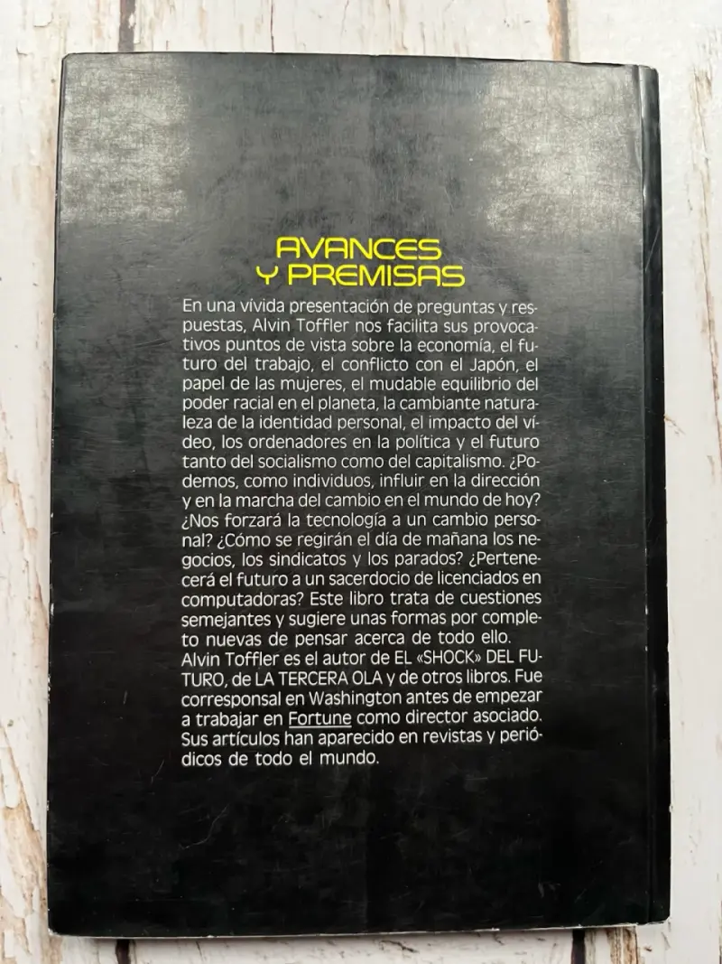 Avances y Premisas de Alvin Toffler - 3