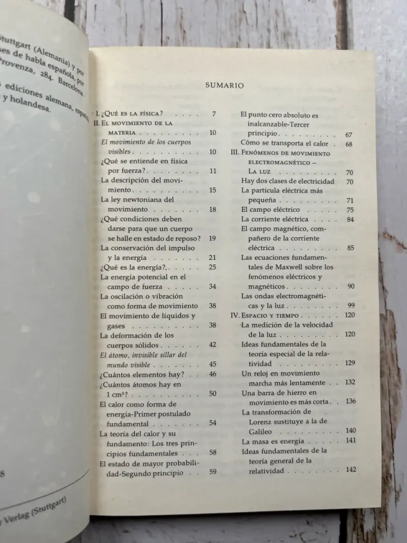 Libro 'El Mundo de la Física' de Herbert Schenk - 4