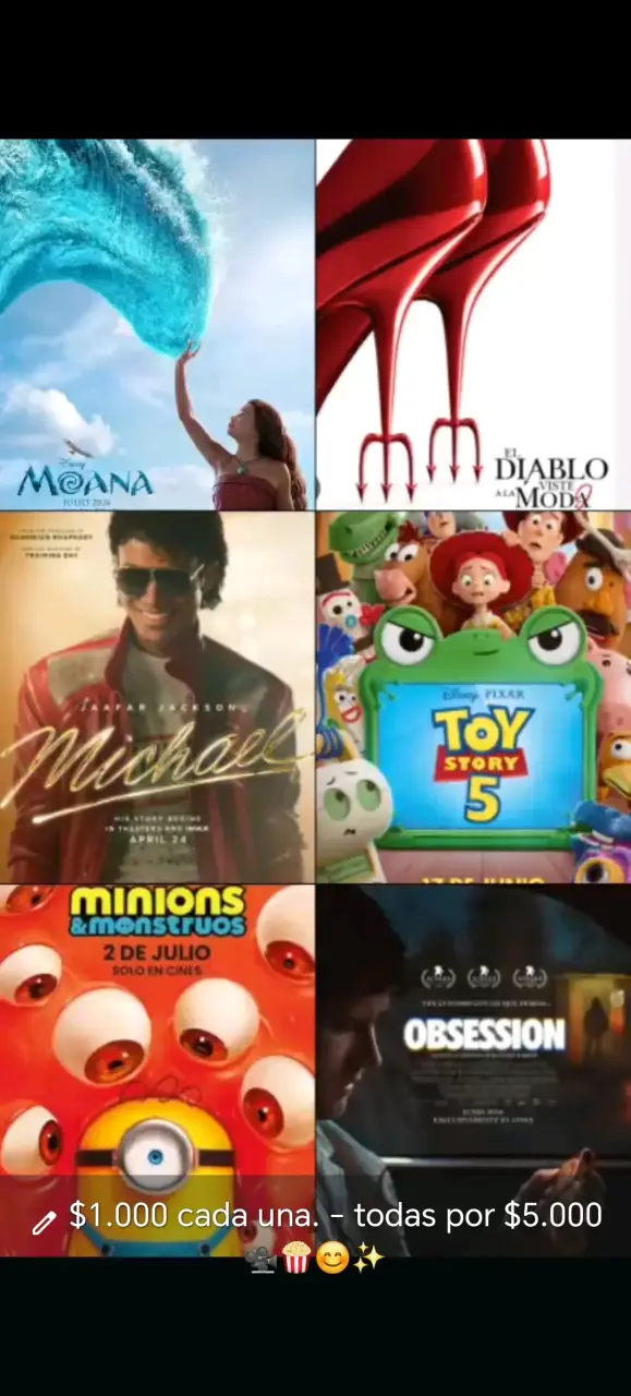 Películas en HD toy story moana