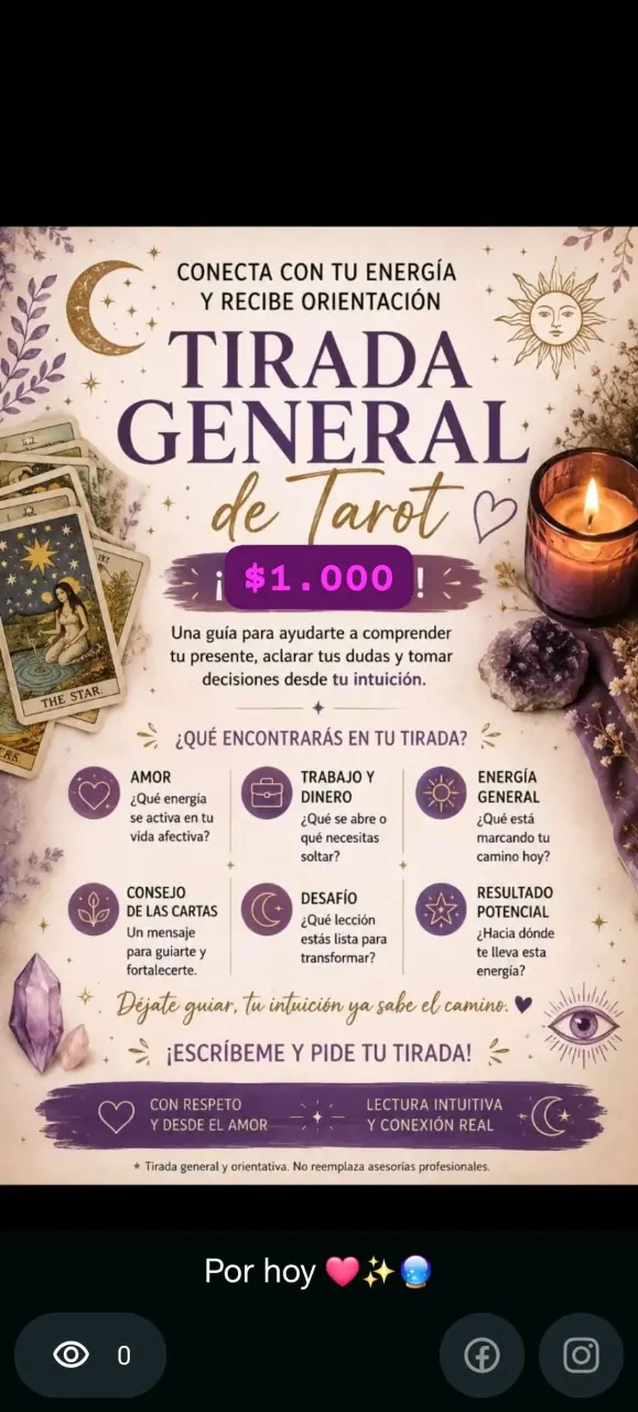 Tirada General de Tarot con Orientación