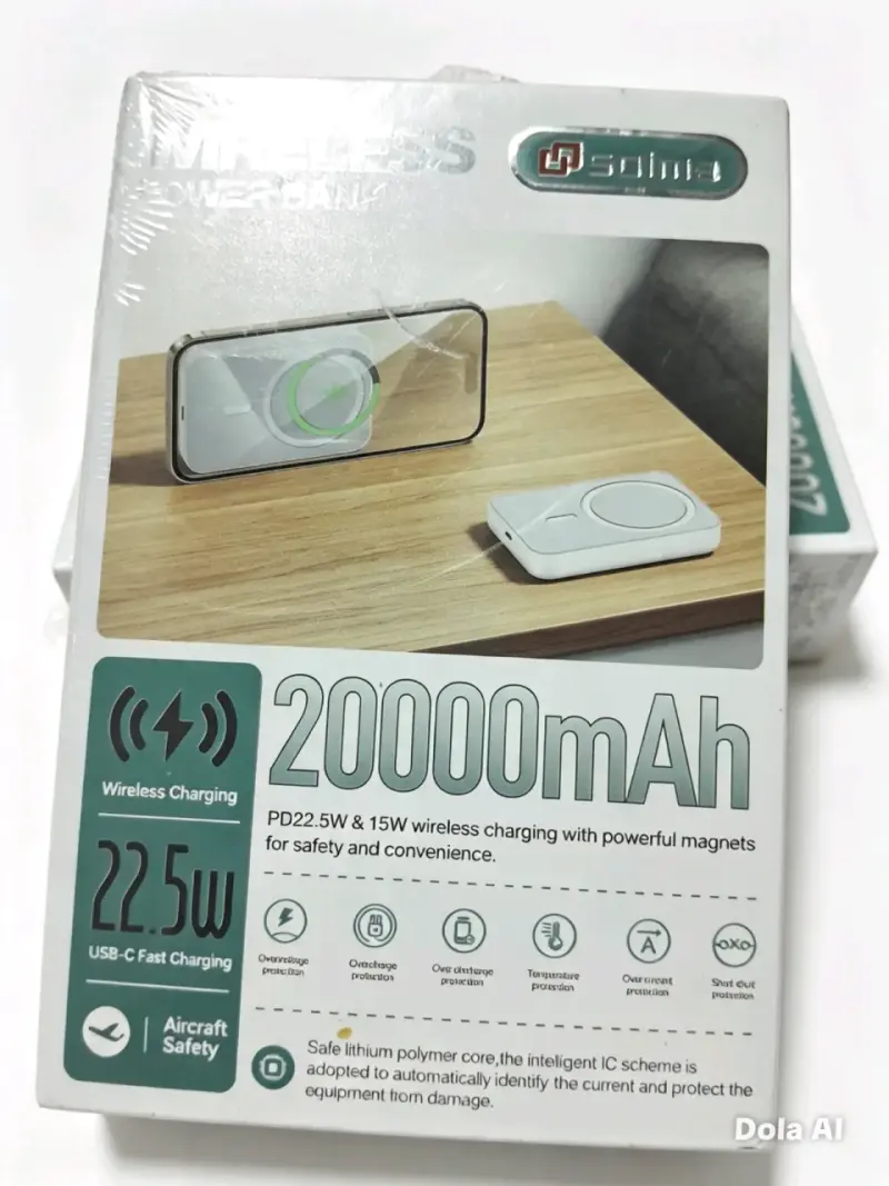 Power Bank Inalámbrico 20000mAh Solimo SL-P80 - 1