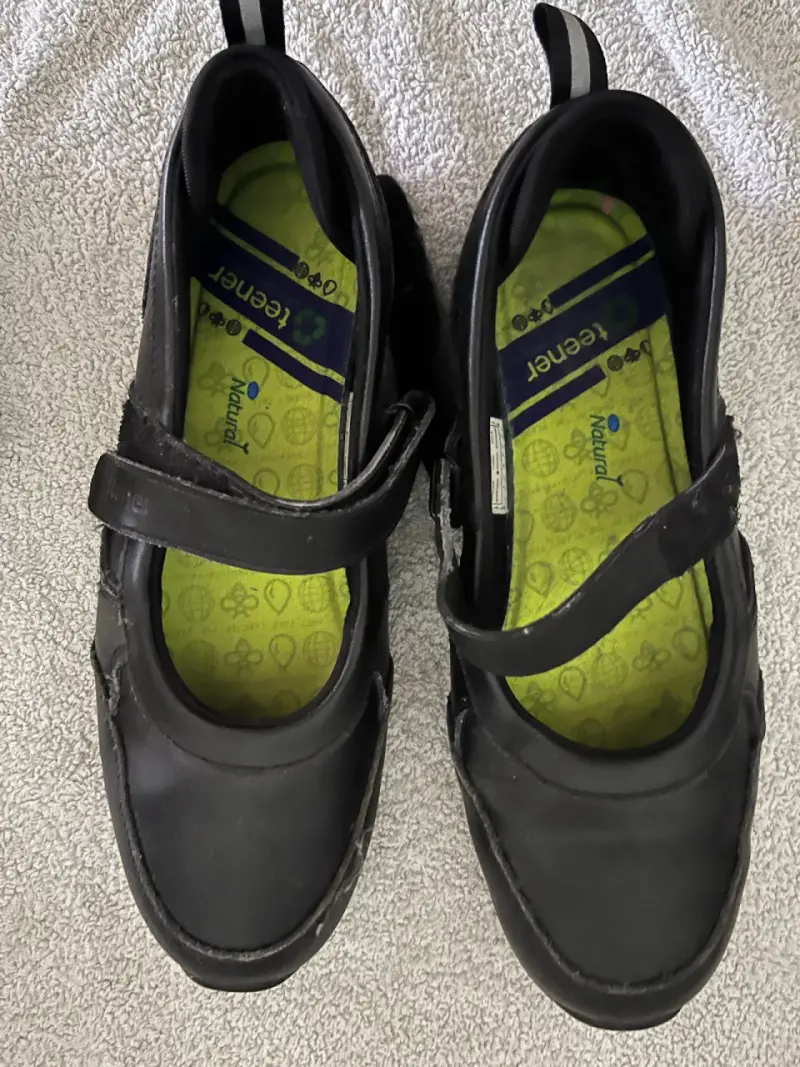 Zapatos escolares negros Teener con velcro - 3