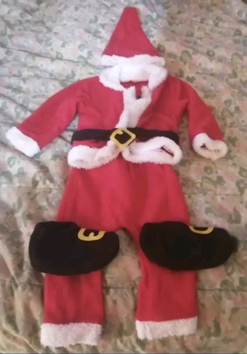 Disfraz de Navidad para bebé estilo Santa Claus