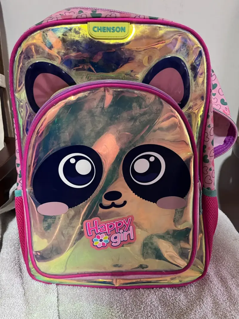Mochila infantil Chenson Happy Girl con diseño de panda - 1