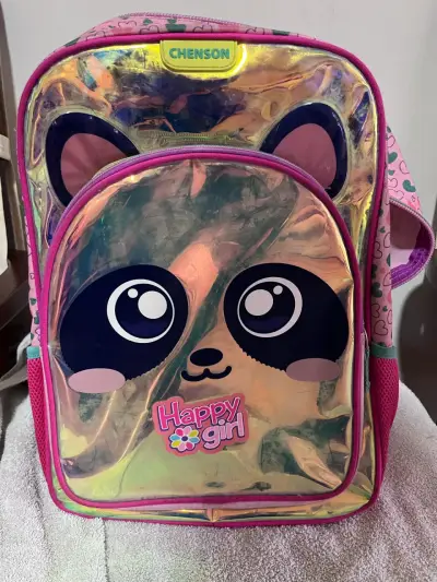 Mochila infantil Chenson Happy Girl con diseño de panda - miniatura 1