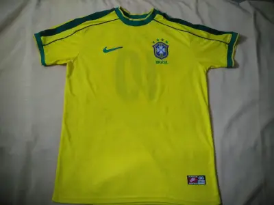Camiseta Brasil Nike mundial Francia 98 - miniatura 1