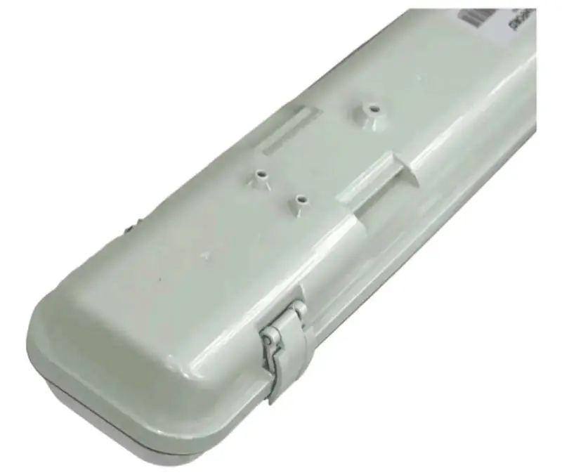 Luminaria fluorescente doble con carcasa protector - 2