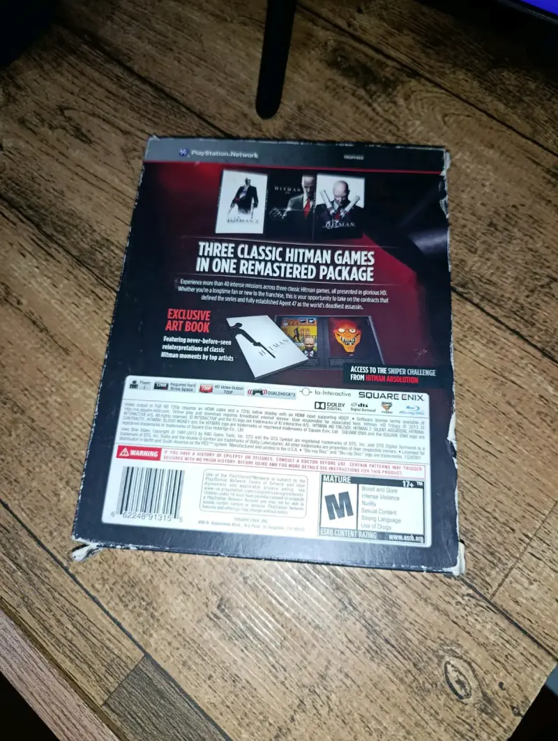 Hitman HD Trilogy PS3 Usado - 2