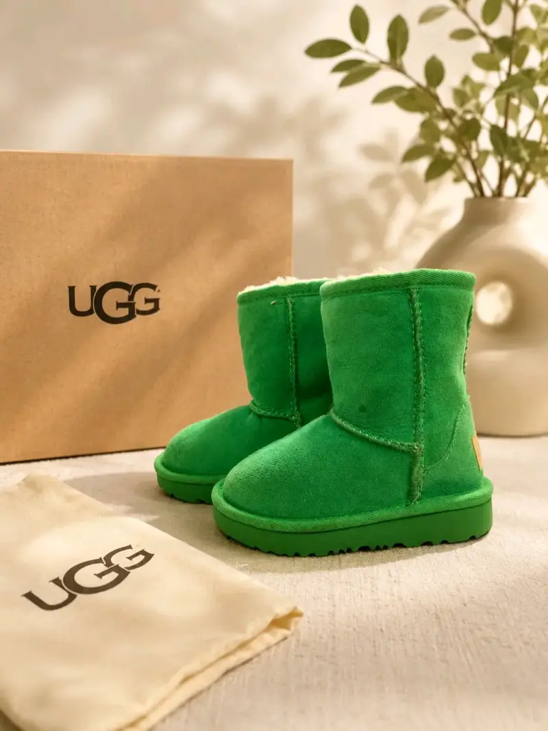 Botas de invierno verdes para niños UGG - 1