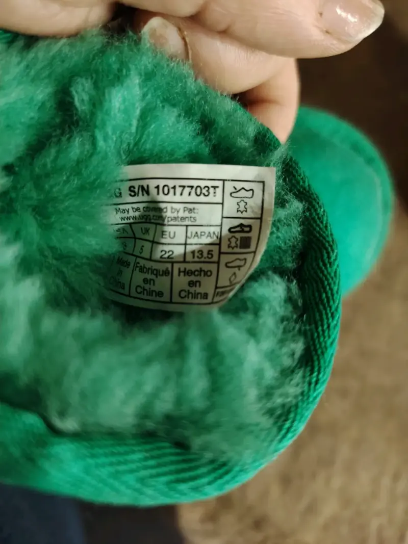 Botas de invierno verdes para niños UGG - 5