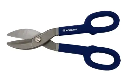 Tijeras de hojalatero Robust con mango azul - miniatura 1