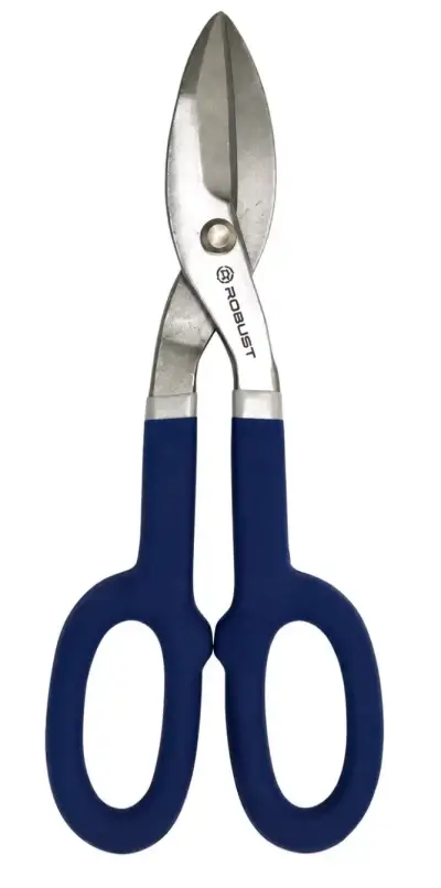 Tijeras de hojalatero Robust con mango azul - miniatura 4