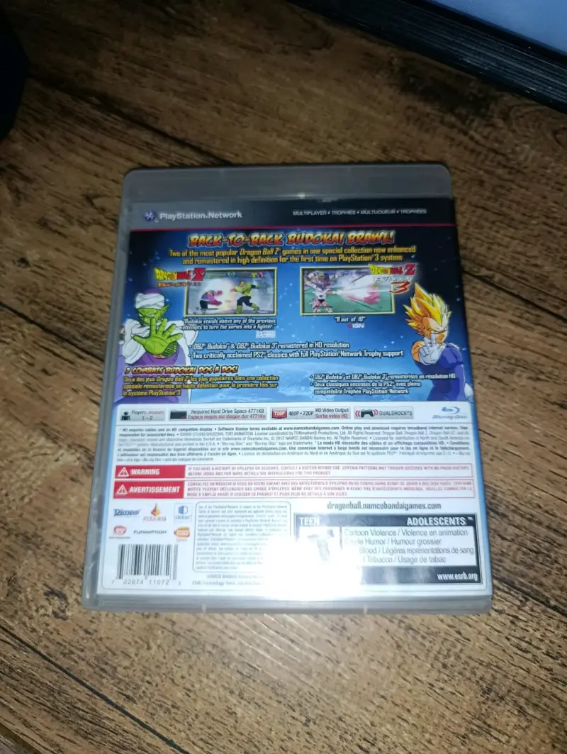 Dragon Ball Z Budokai HD Collection PS3 Usado - 2
