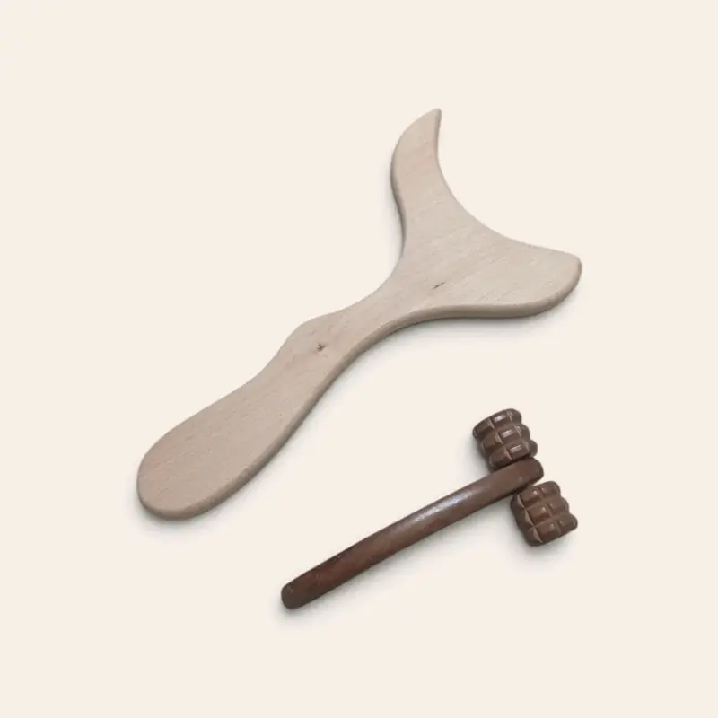 Set de Masajeadores de Madera para Relajación - 1