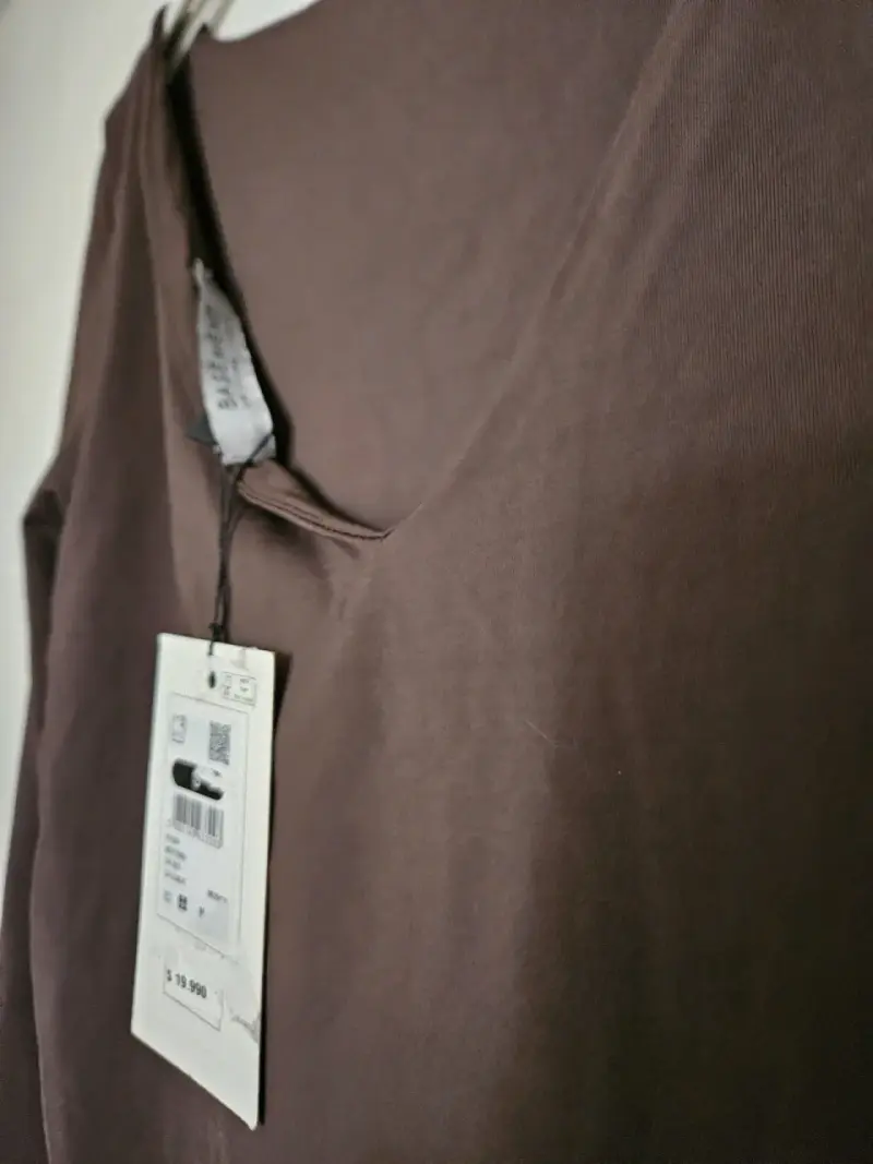 Blusa Basement con escote en V talla S - 5