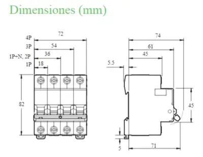 Interruptor Automático Schneider Electric Easy9 25A - miniatura 3