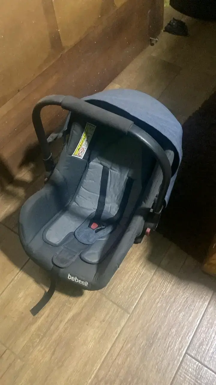 Coche de bebé Bebesit 3 en 1 gris - 1
