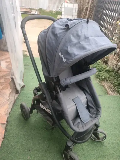 Coche de bebé Bebesit 3 en 1 gris - miniatura 2