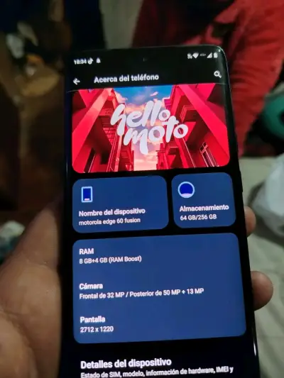 Smartphone Motorola Edge 60 Fusion 256GB - miniatura 4