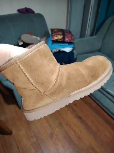Botas de invierno UGG marrones con forro de lana - miniatura 5
