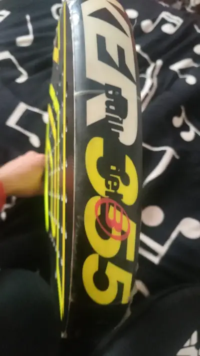 Pala de pádel Tecnifibre Bullit 355 amarilla - miniatura 3