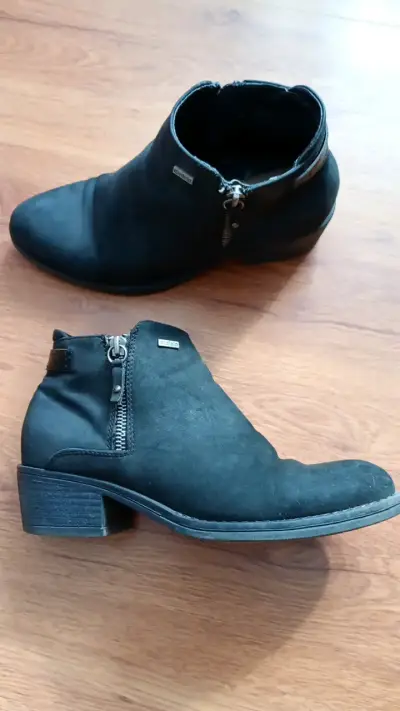 Botines negros Azaleia talla 37 con cierre lateral - miniatura 2