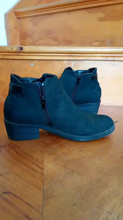Botines negros Azaleia talla 37 con cierre lateral - miniatura 3
