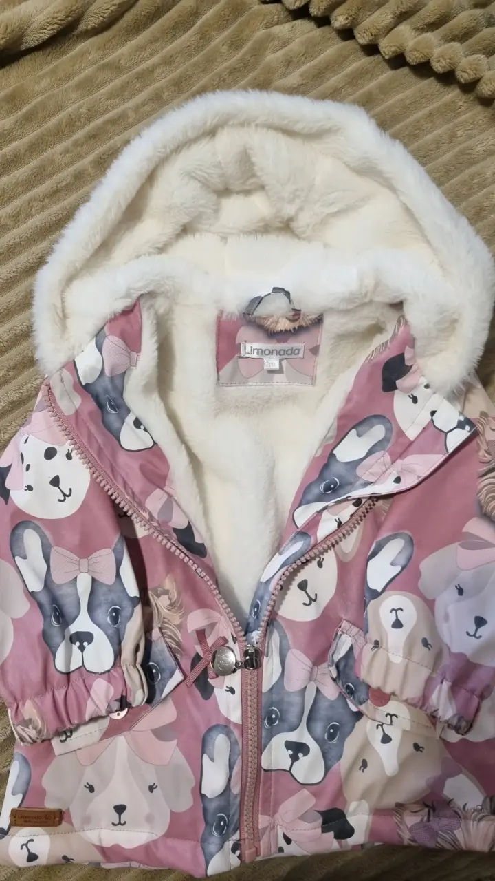 Chaqueta de bebé con diseño de perritos Limonada - 1