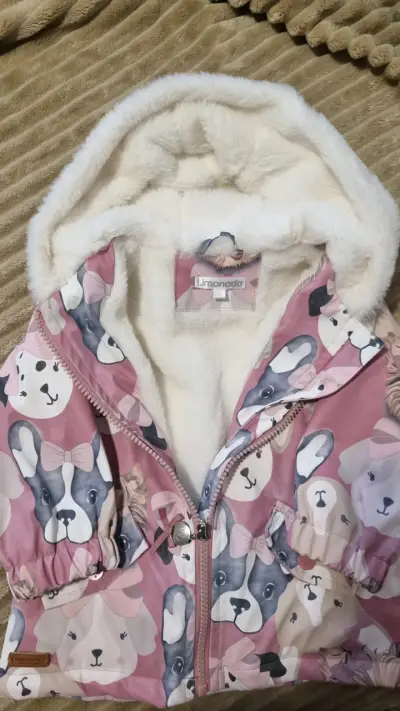 Chaqueta de bebé con diseño de perritos Limonada - miniatura 1