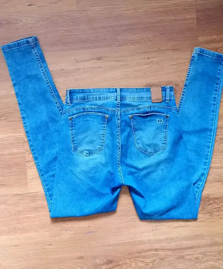 Jeans skinny azul para mujer talla 30/40 - 3