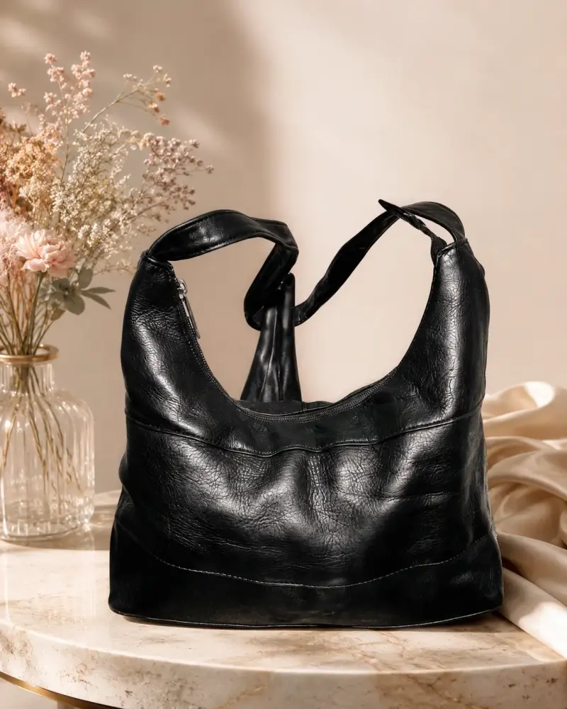 Cartera Wilson Leather de Cuero Negro - 4