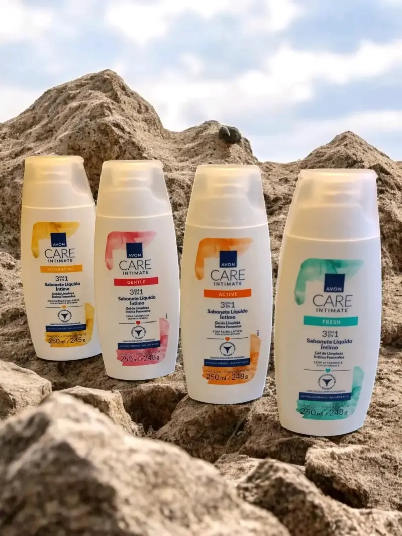 Pack Jabones Líquidos Íntimos Avon Care 3 en 1
