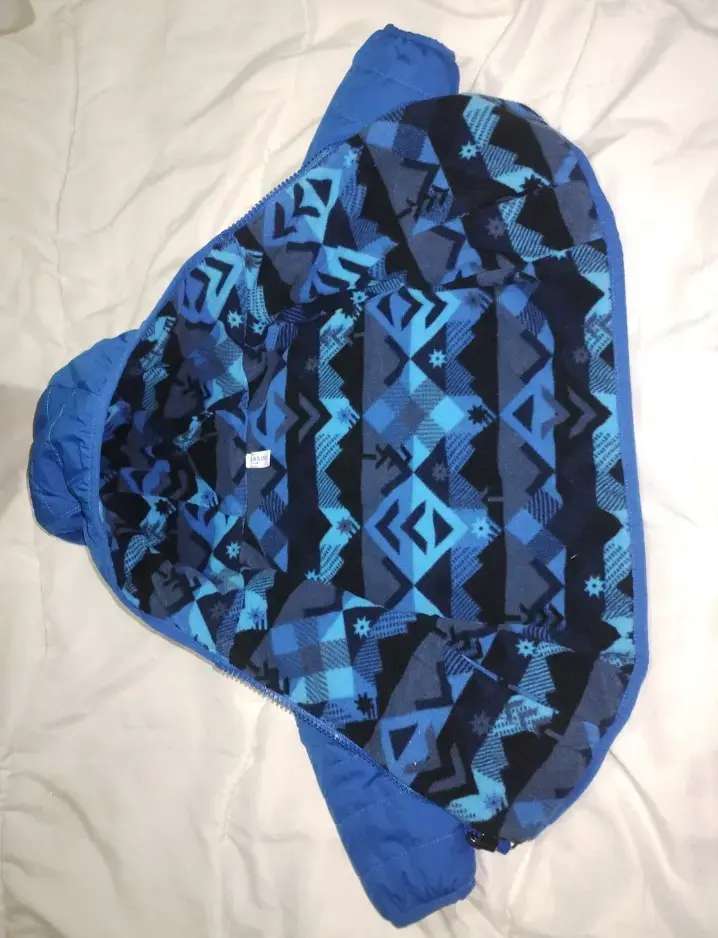 Chaqueta azul para niño Columbia con capucha - 4