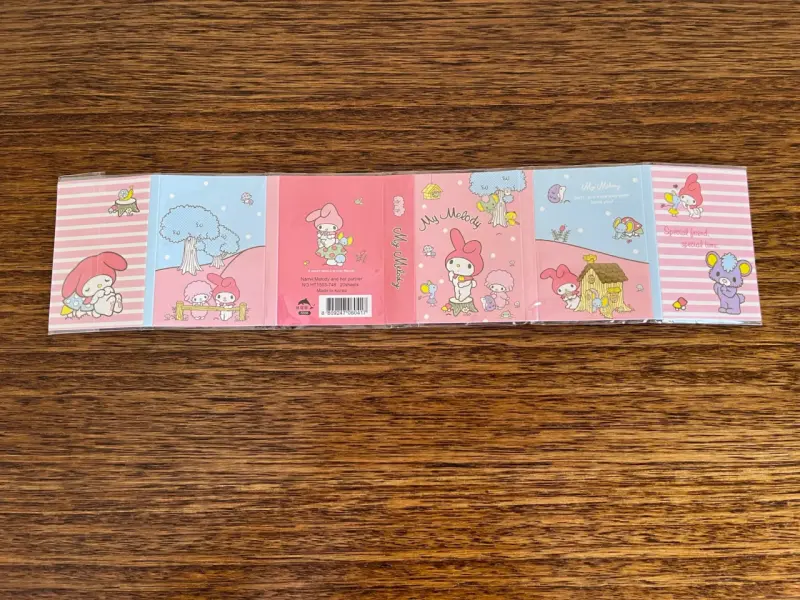 Set de Notas Adhesivas My Melody tapa rosada - 6