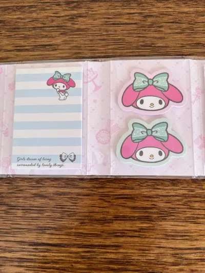Set de Notas Adhesivas My Melody tapa blanca - miniatura 4