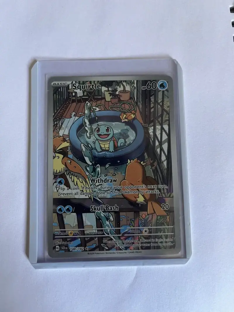Carta Pokémon Squirtle #148 Stellar Crown FULLART - 1