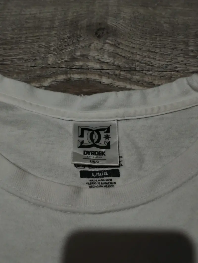 Polera Blanca DC Dyrdek y2k - 3